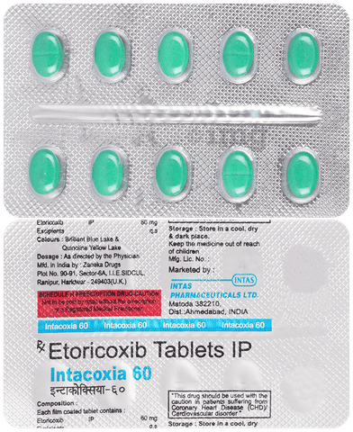 Intacoxia 60mg Tablet image Intacoxia 60mg Tablet image