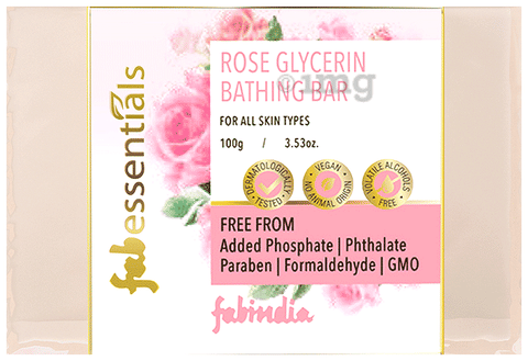 Fabessentials Rose Glycerin Bathing Bar image