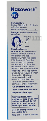 Nasowash NS Nasal Spray image Nasowash NS Nasal Spray image