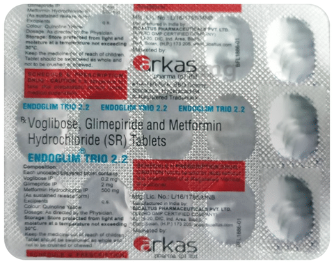 Endoglim Trio 2.2mg Tablet SR