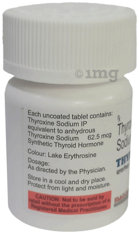 Thyrox 62.5 Tablet image Thyrox 62.5 Tablet image