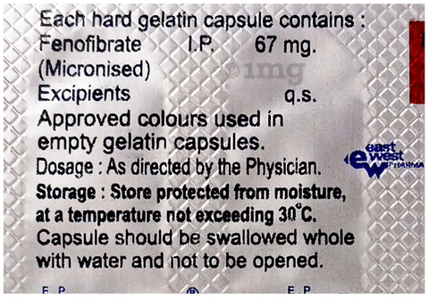 Fenobate 67mg Capsule image