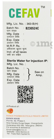 Cefav 1g Injection image Cefav 1g Injection image