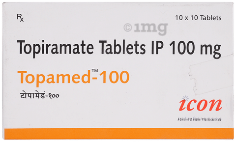 Topamed 100mg Tablet image