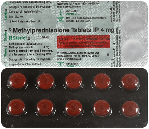 Sterio 4mg Tablet image