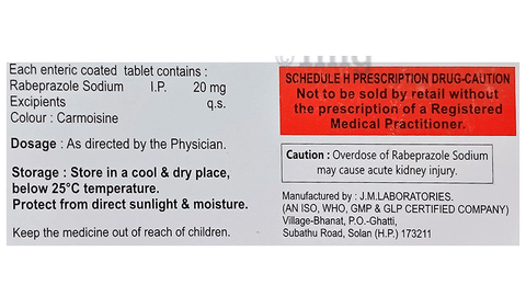 Tic Rab 20 Tablet image