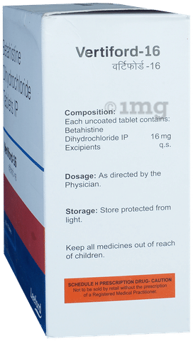Vertiford 16mg Tablet image