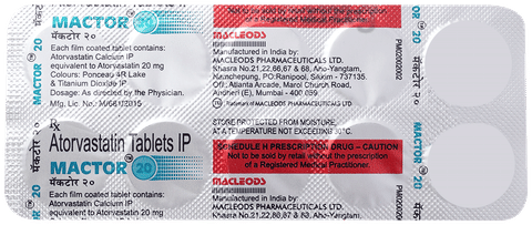 MACtor 20 Tablet image MACtor 20 Tablet image