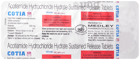 Cotia 300mg Tablet SR image Cotia 300mg Tablet SR image