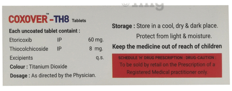 Coxover TH 60mg/8mg Tablet image Coxover TH 60mg/8mg Tablet image