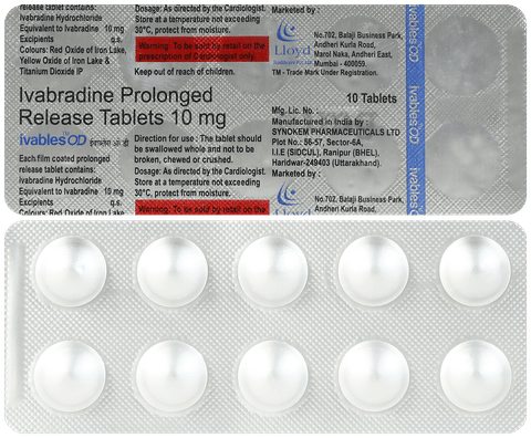 Ivables OD 10mg Tablet image Ivables OD 10mg Tablet image