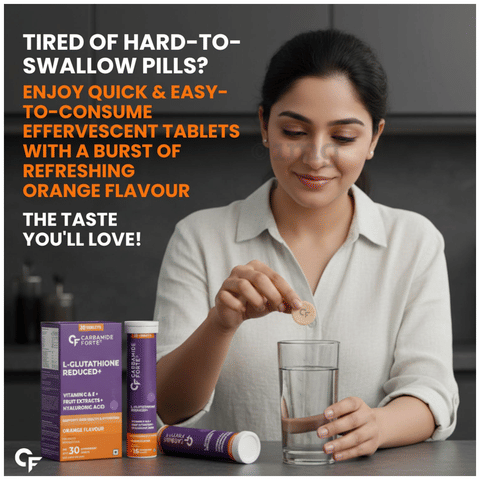 carbamide forte glutathione Carbamide Forte L-Glutathione Reduced+ Effervescent Tablet (15 Each)  Orange: Buy box of 2.0 bottles at best price in India