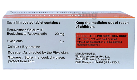 Rosuviron 20mg Tablet image Rosuviron 20mg Tablet image