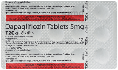 T2C 5mg Tablet image