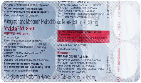 Vylda-M 850 Tablet image