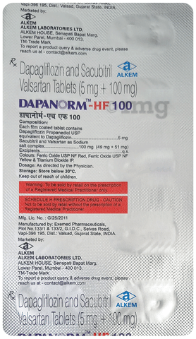 Dapanorm-HF 100 Tablet image Dapanorm-HF 100 Tablet image