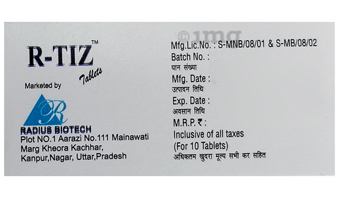 R-Tiz Tablet image R-Tiz Tablet image