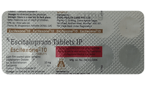Escitexone 10 Tablet image