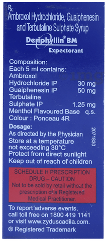 Deriphyllin BM Expectorant image Deriphyllin BM Expectorant image