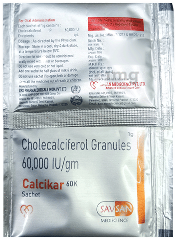 Calcikar 60K Sachet image