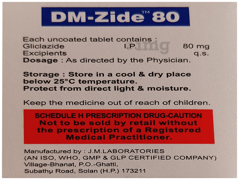 DM-Zide 80 Tablet image DM-Zide 80 Tablet image