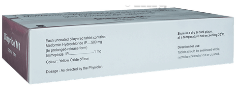 Diapride M1 Tablet PR image Diapride M1 Tablet PR image