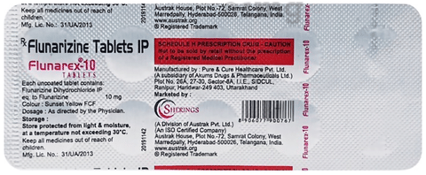 Flunarex 10mg Tablet image
