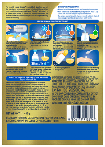 Similac Advance Stage 2 Follow Up Formula 6 to 12 months Buy