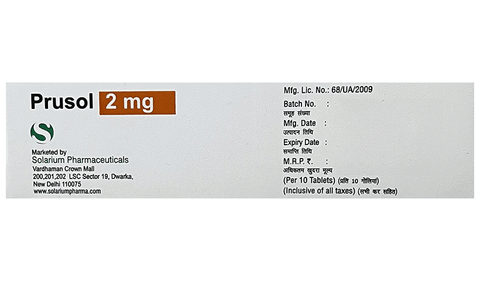 Prusol 2mg Tablet image