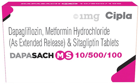 DapaSach MS 10/500/100 Tablet ER