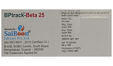 Bptrack-Beta 25 Tablet ER image