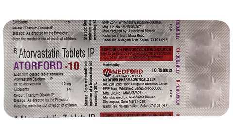 Atorford 10 Tablet image