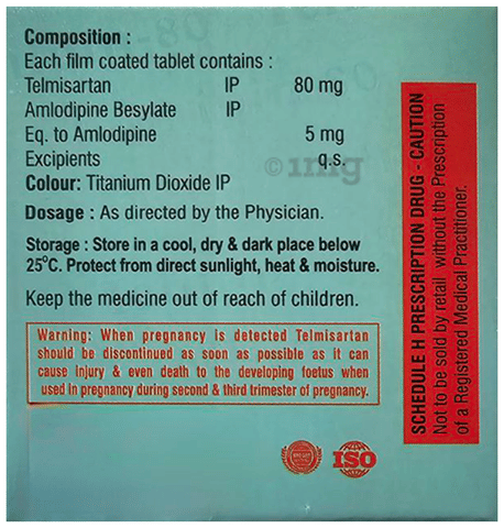 Telmipin 80 Tablet image