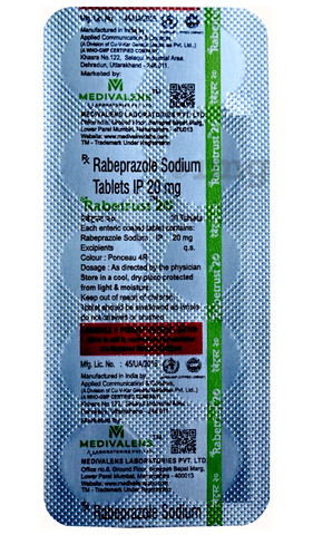 Rabetrust 20 Tablet image Rabetrust 20 Tablet image