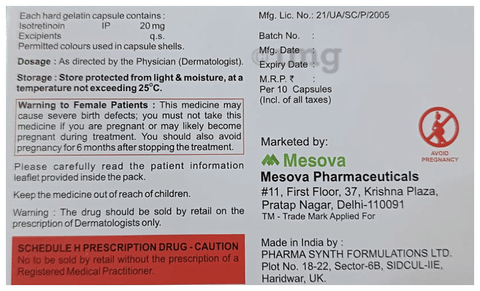 Rateotret 20 Capsule