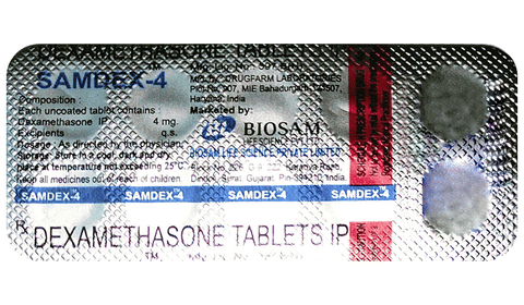 Samdex 4 MG Tablet image