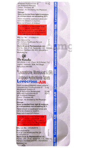 Levocross-AM Tablet SR image Levocross-AM Tablet SR image
