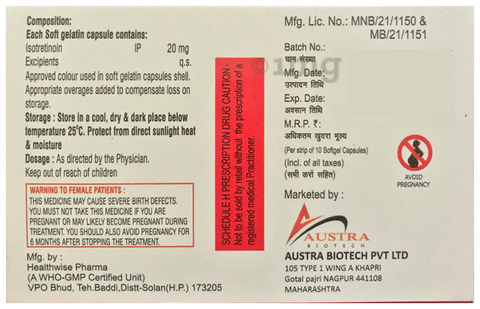 Isotuf 20 Softgel Capsule image Isotuf 20 Softgel Capsule image
