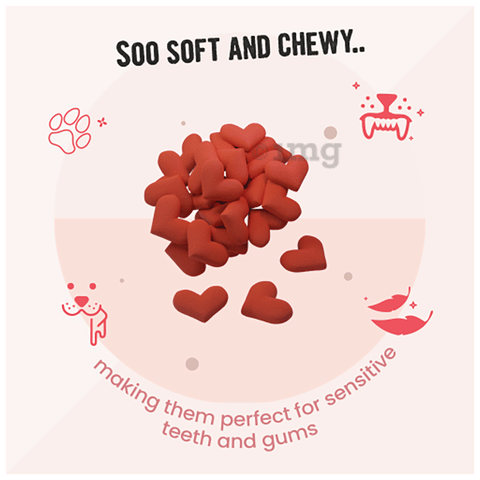 Bark Out Loud Soft Chews Red Hearts image