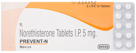 Prevent N 5mg Tablet image