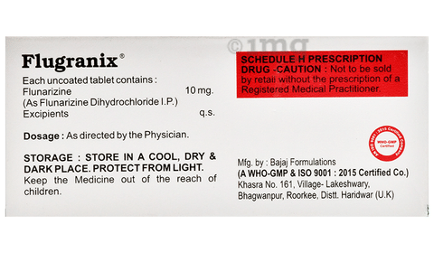 Flugranix 10mg Tablet image