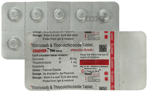 Coxover TH 60mg/4mg Tablet image Coxover TH 60mg/4mg Tablet image