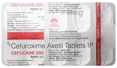 Cefucare 250 Tablet image Cefucare 250 Tablet image