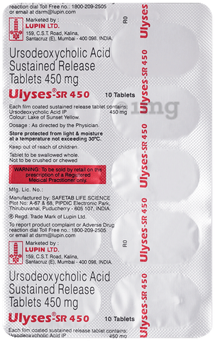 Ulyses 450mg Tablet SR image