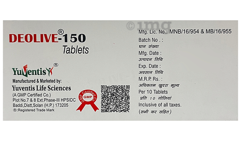 Deolive 150 Tablet image