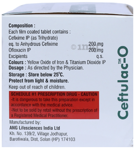 Ceftulac-O Tablet image