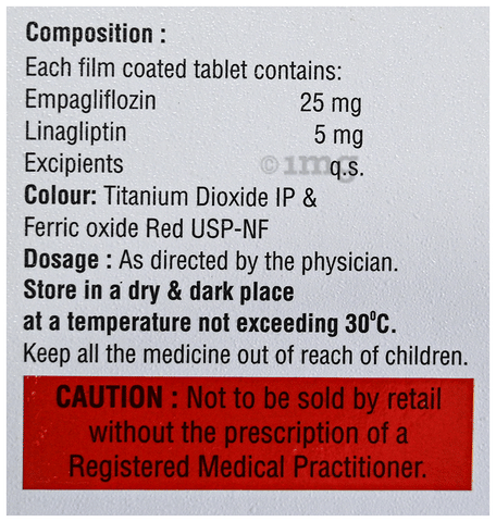 Gludrain L 25 Tablet image