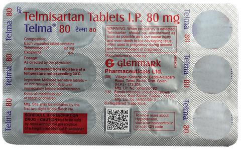 Telma 80 Tablet image Telma 80 Tablet image