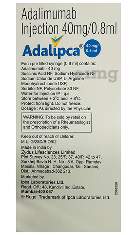 Adalipca 40mg Injection image