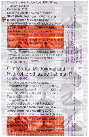 Olmark-H Tablet image Olmark-H Tablet image